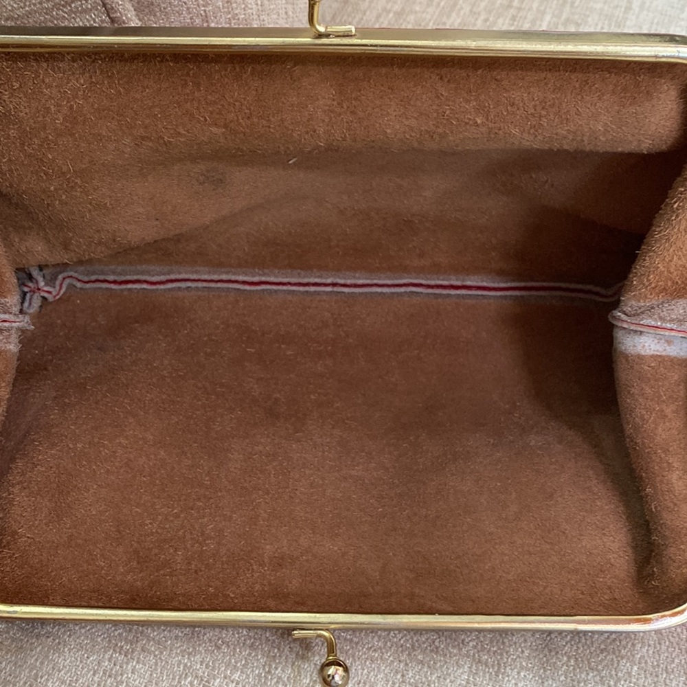 Vintage All Leather Clutch Purse - Picture 4 of 6